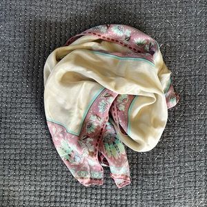 Kenzo vintage 100% silk scarf